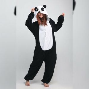 Panda animal onesie pajamas nightwear for men and women sleepwear onesies
